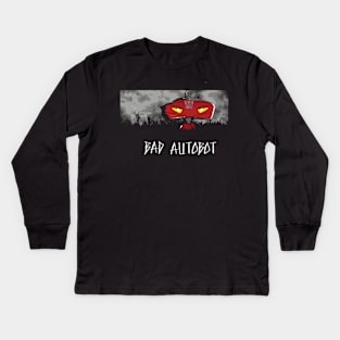 Bad Autobot Kids Long Sleeve T-Shirt